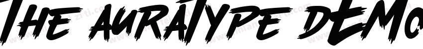 the Auratype DEMO字体转换